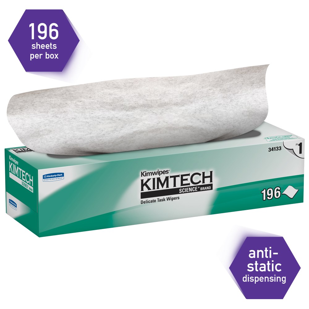 Kimberly Clark Professional Kimtech Science®  34133 KimWipes® Delicate Task Wipes, 12` x 12`